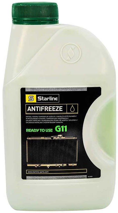 Антифриз MPM Starline Ready to Use G-11 1л (ANTIFREEZE GREEN 1)